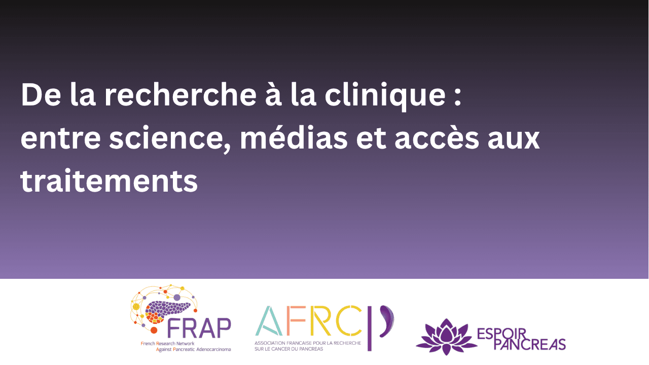 Replay - De la recherche à la clinique&nbsp;: entre science, médias et accès aux traitements